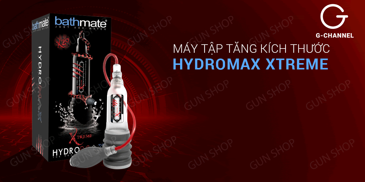  Nhập sỉ Máy tập tăng kích thước dương vật bơm tay dùng áp suất nước - Hydromax Xtreme chính hãng