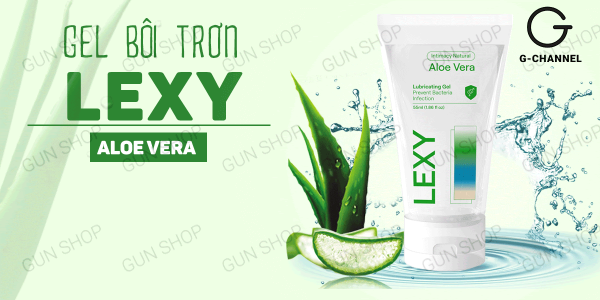  Phân phối Gel bôi trơn tinh chất lô hội - Lexy Aloe - Chai 55ml mới nhất