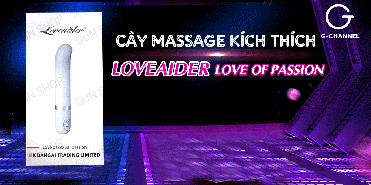Cây massage kích thích điểm G, pin sạc - Loveaider Love Of Passion