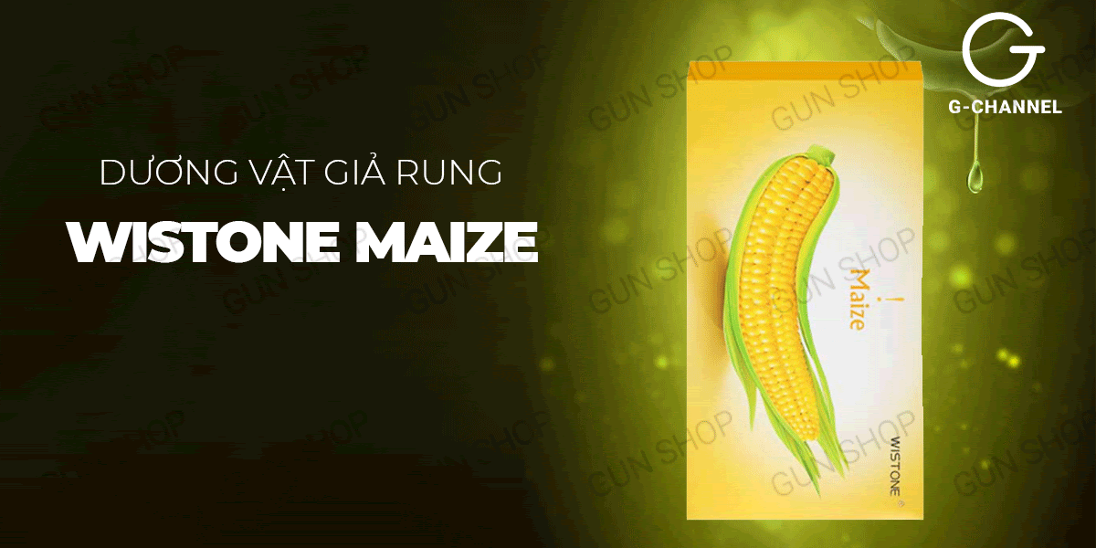  Bán Dương vật giả rung hình trái bắp đa chế độ rung sạc điện - Wistone Maize tốt nhất