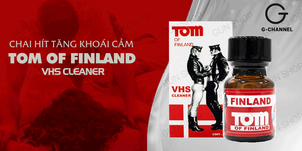 Cung cấp Chai hít tăng khoái cảm Popper Tom Of Finland VHS Cleaner - Chai 10ml giá tốt