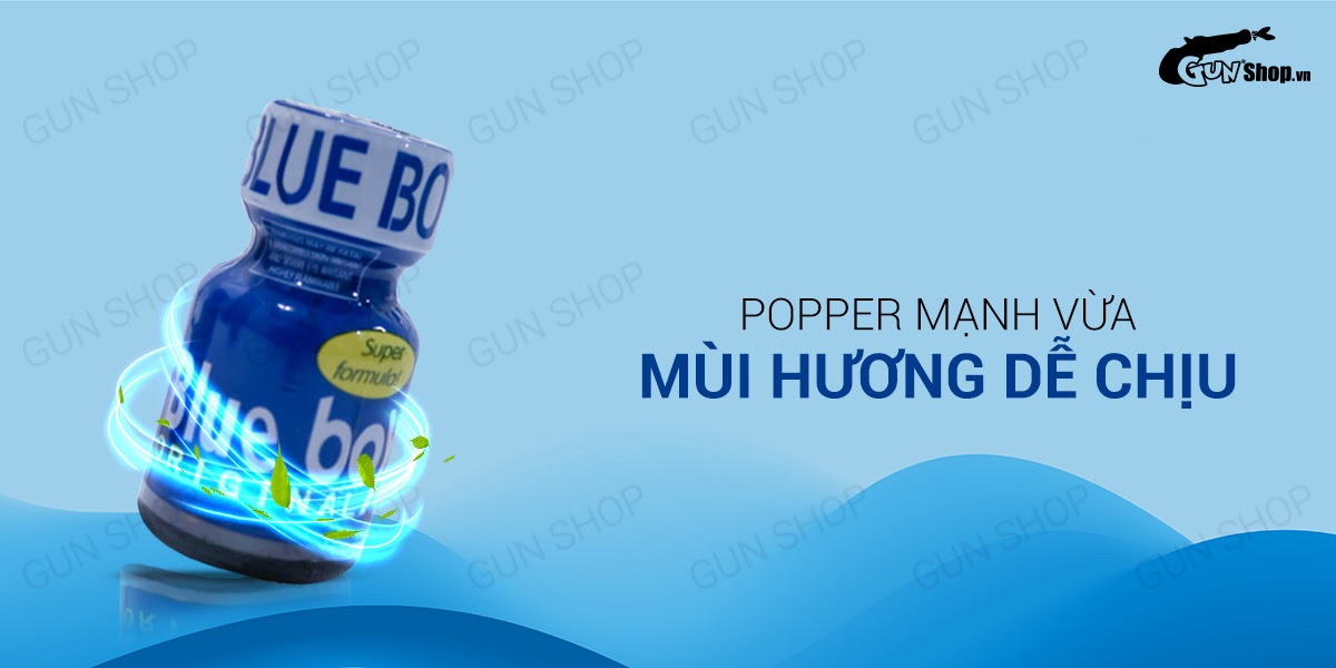 Cung cấp Chai hít tăng khoái cảm Popper Blue Boy - Chai 10ml nhập khẩu