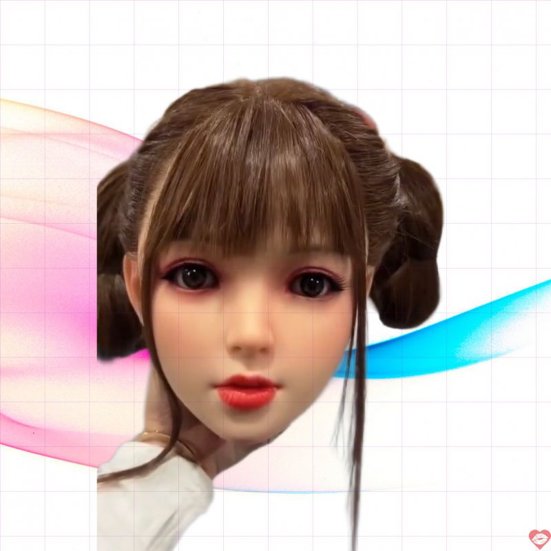 Đầu búp bê silicone Annie 02 dễ thương