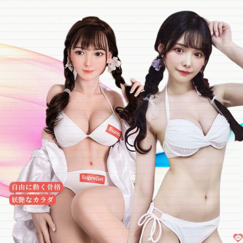 Búp bê tình dục đầy đủ tay chân Mizzzee Falenno đầu silicone