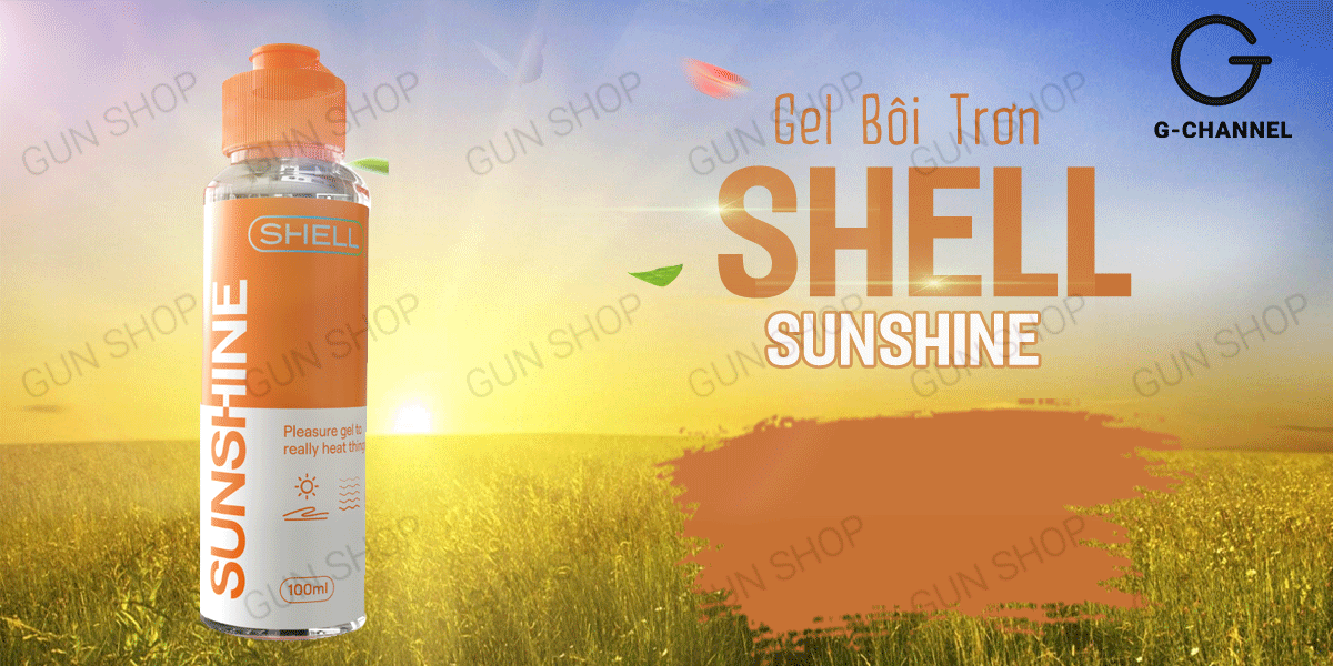  Đánh giá Gel bôi trơn nóng ấm - Shell Sunshine - Chai 100ml nhập khẩu