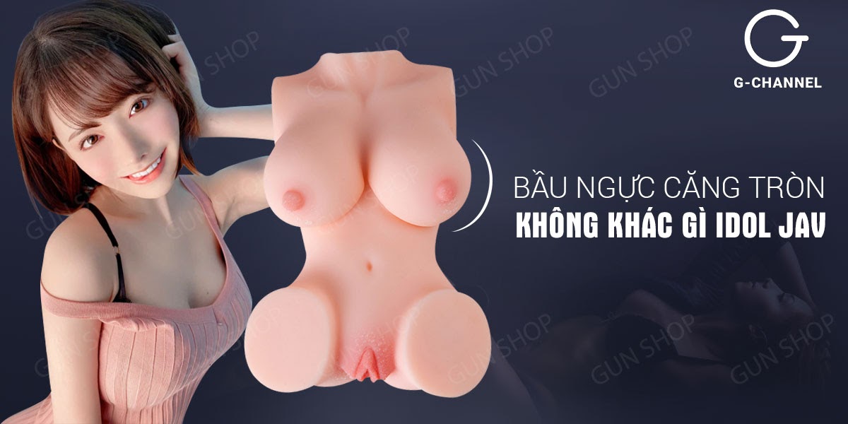  Phân phối Búp bê tình dục nữ bán thân silicon trần cao cấp mềm mịn - SCD S2 3.5kg chính hãng
