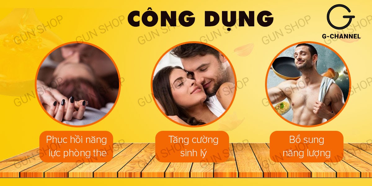 Cung cấp Tinh chất Hachimitsu - Tăng cường sinh lý nam & nữ - 1 gói chính hãng