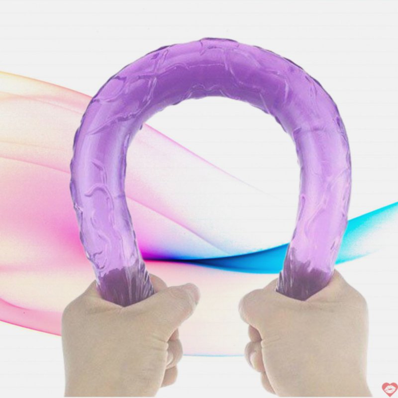 Dương vật silicon 2 đầu mềm dài siêu thú vị thu hút cảm xúc 