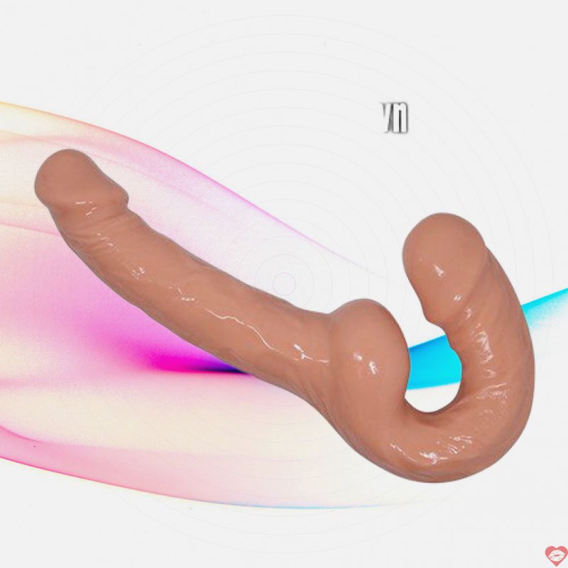 Dương vật giả 2 đầu Les Strapless Strap-on Baile siêu thật kích thích 