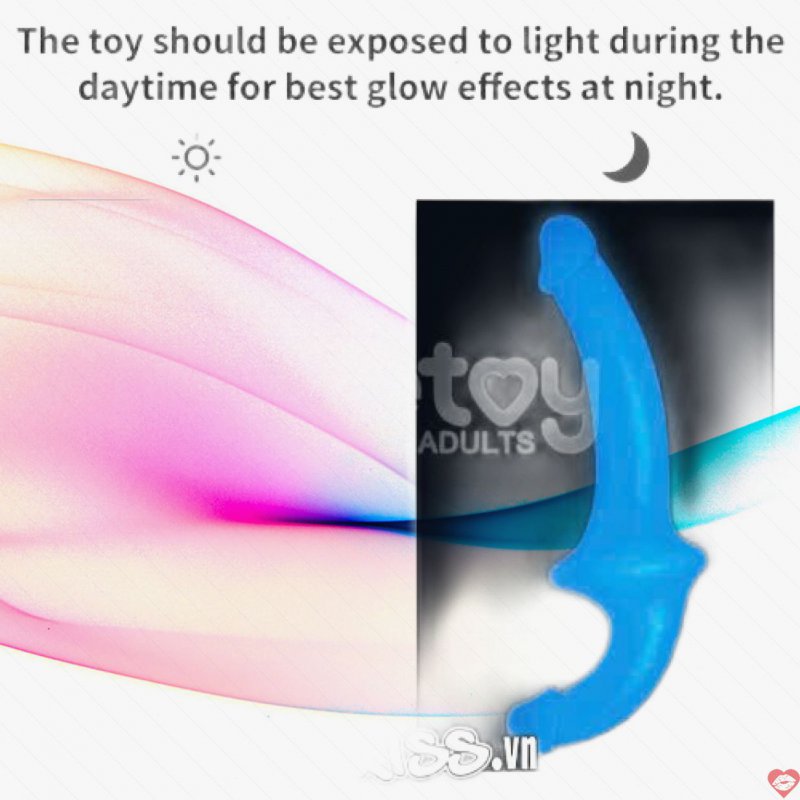 Dương vật giả 2 đầu phát sáng Les Lovetoy Lumino – Hàng hot 