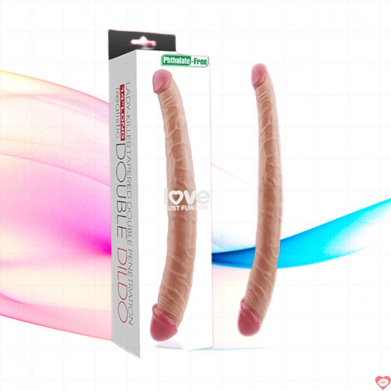 Dương vật giả 2 đầu Lovetoy King Size 14 inch chất lượng cao 