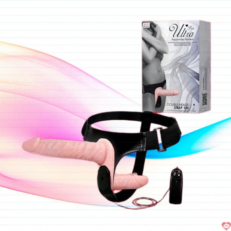 Dương vật giả 2 đầu Baile đeo dây cho les size nhỏ siêu mềm 