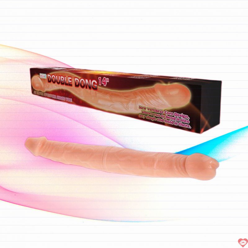 Dương vật giả silicon 2 đầu Baile Double Dong 14 inch chất lượng cao 