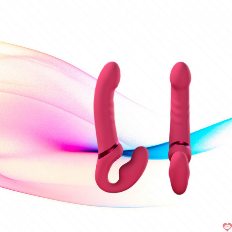 Dương Vật Giả 2 Đầu Cao Cấp Siêu Rung Điều Khiển App LESBIAN 