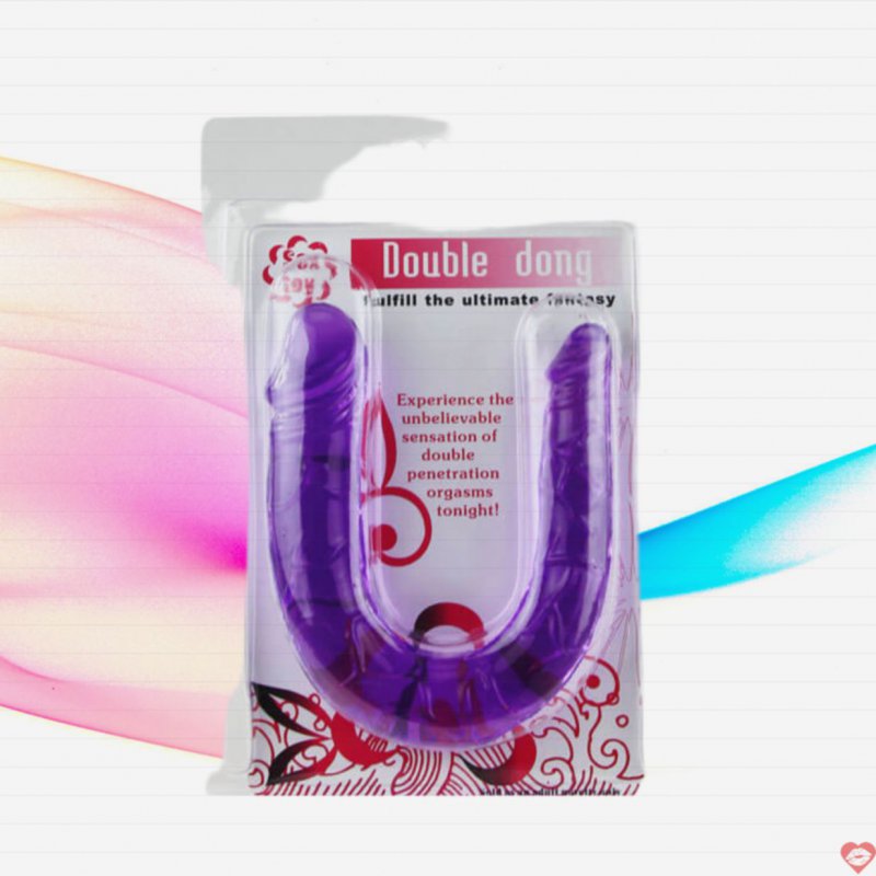 Dương Vật Giả 2 Đầu Double Dong Trong Suốt Đỉnh Cao 