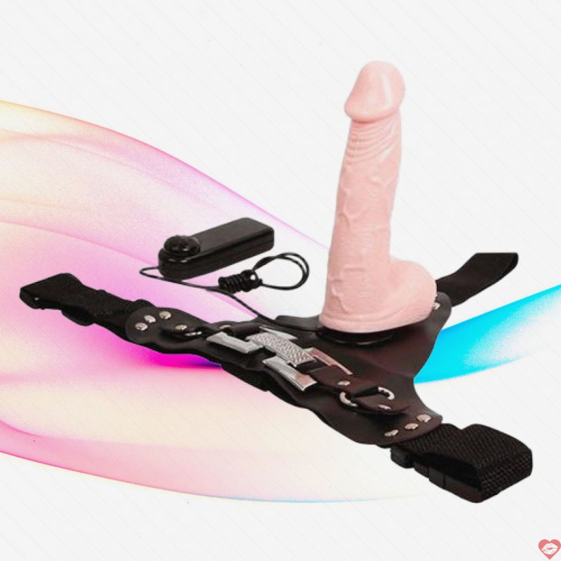 Dây Đeo Dương Vật Rung Đặc Ruột Cao Cấp Kích Thích Mạnh 