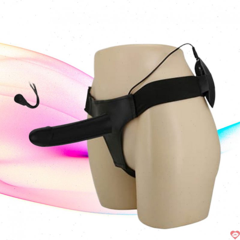 Dương vật giả rỗng ruột SHP1400 dây đeo tăng khoái cảm nam 