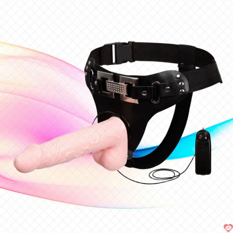 dương vật giả dây đeo rung siêu mềm mại kích thích phê 