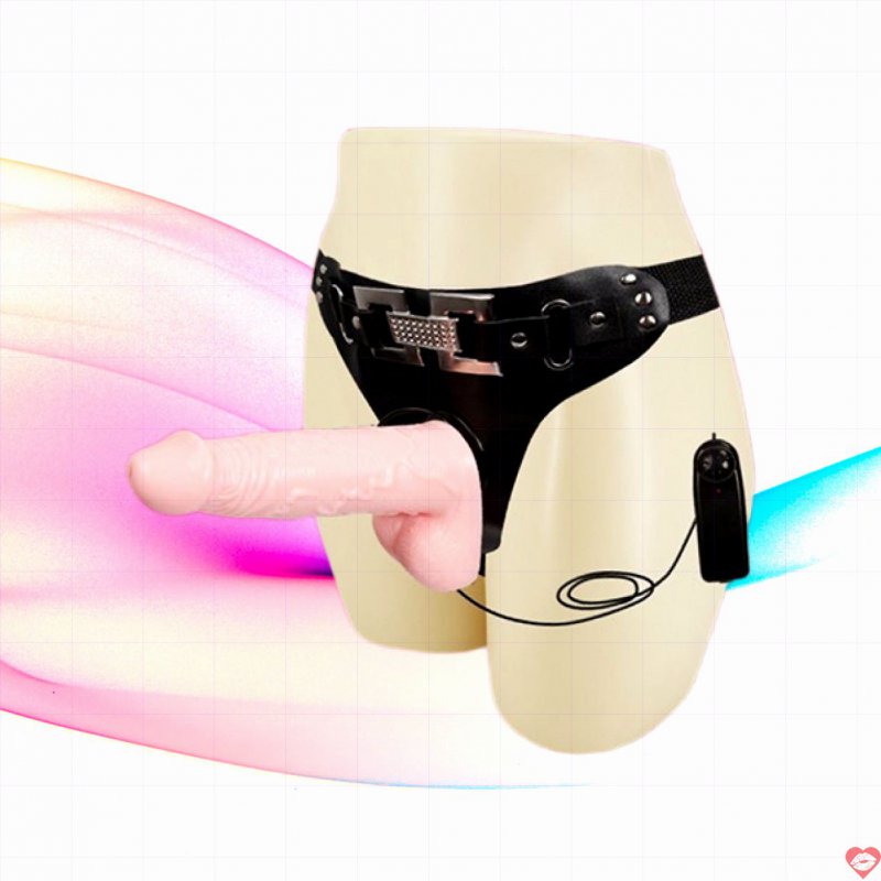 Dương vật giả dây đeo rung đa chế độ siêu kích thích, bền bỉ 