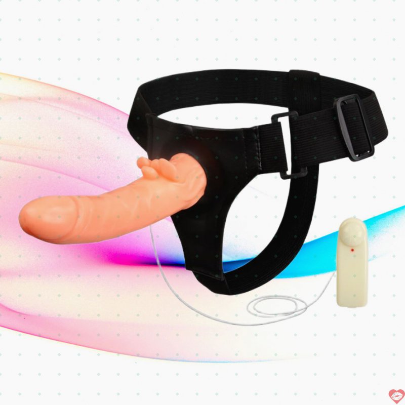 Dương vật giả đeo rung ngoáy đầu kích thích cực mạnh 