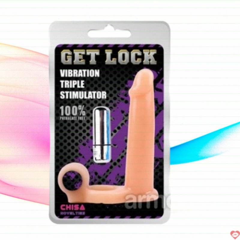 Dương vật giả Chisa kèm rung siêu thực tăng khoái cảm 