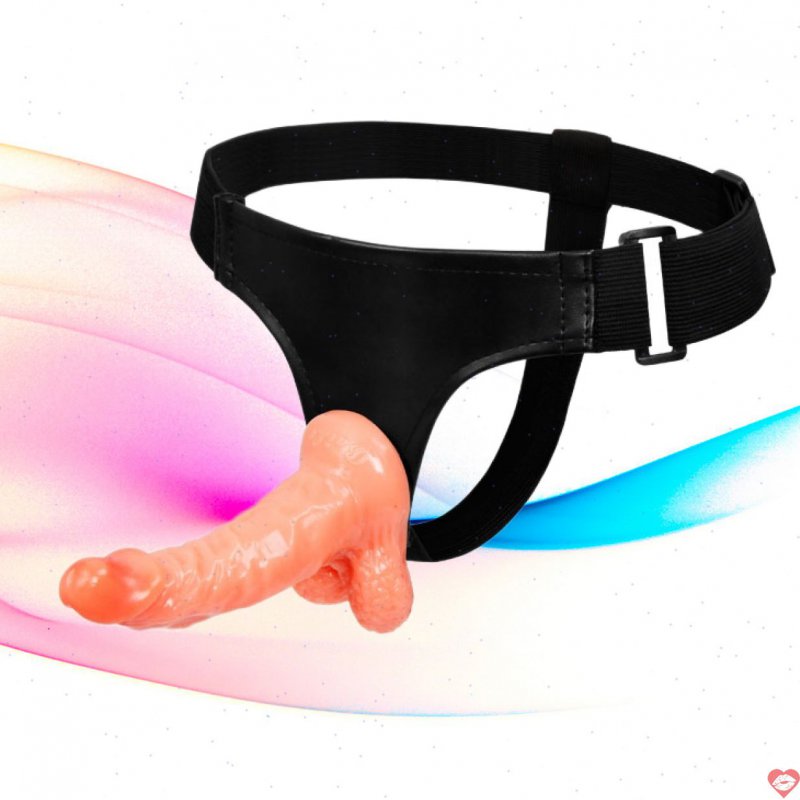 Dương vật giả đặc ruột mềm mại có dây đeo tiện dùng, kích thích 