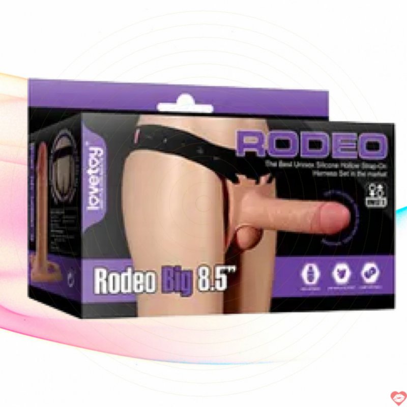 Dương vật giả Lovetoy nam siêu mềm rỗng ruột dây đeo 