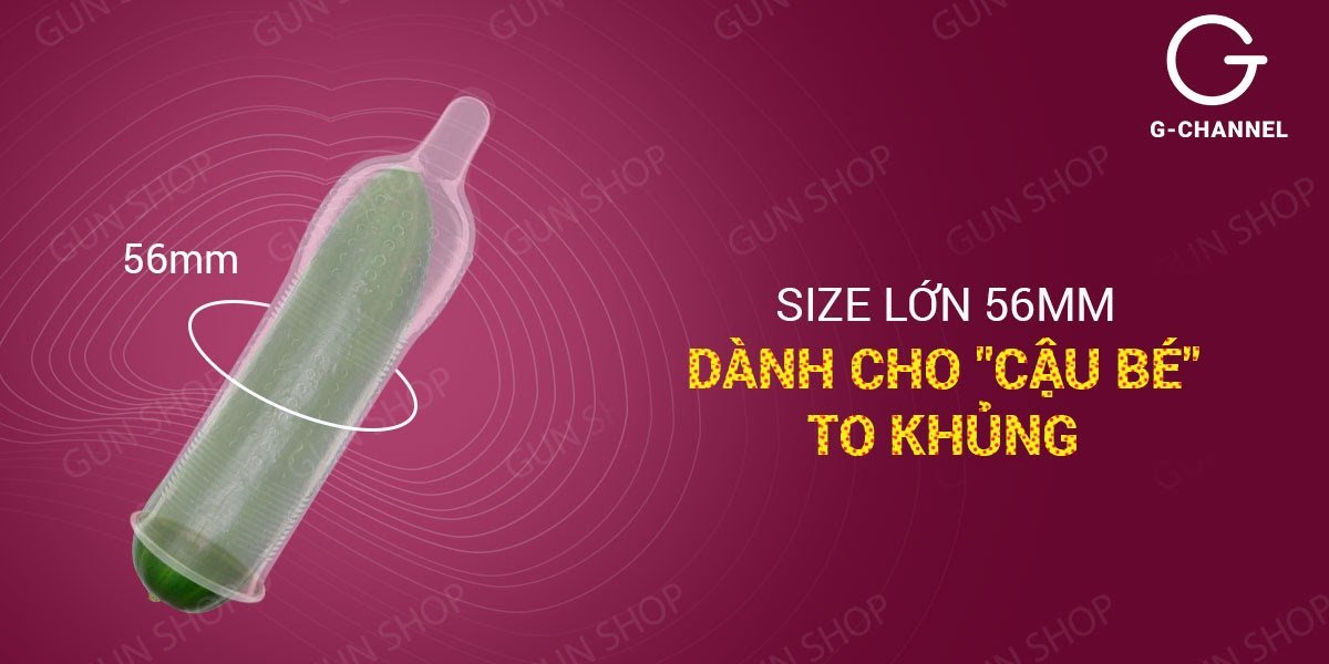  Bán Bao cao su Durex Pleasuremax - Size lớn 56mm gân và điểm nổi - Hộp 12 cái giá rẻ