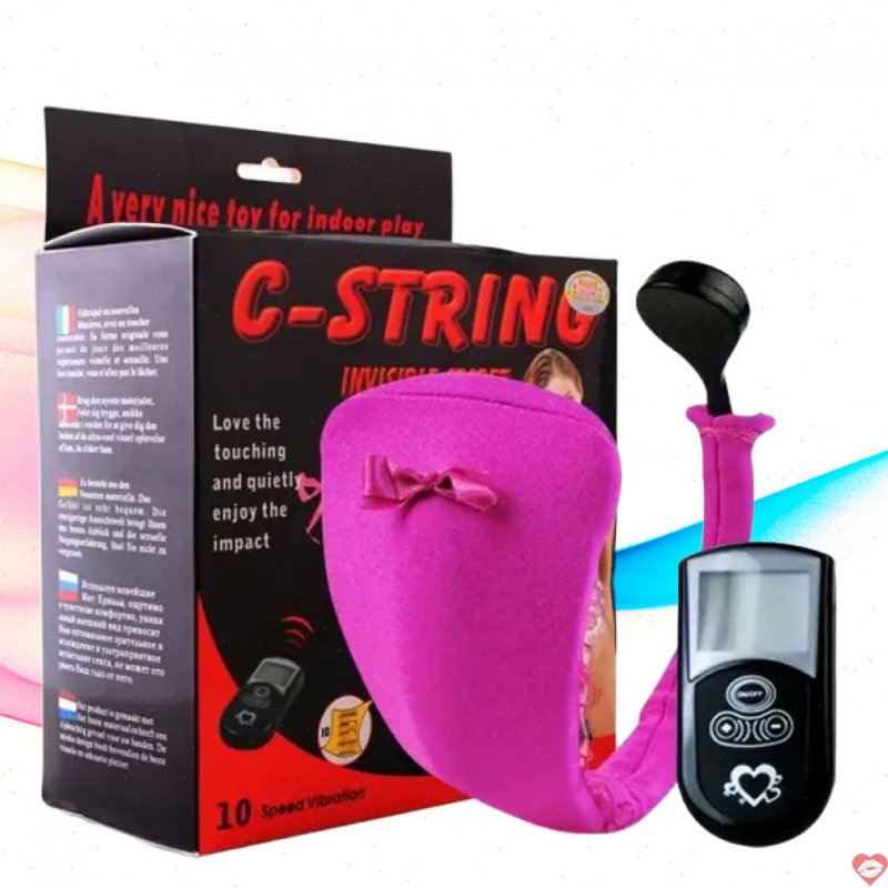Quần Lót C-String Có Rung Điều Khiển Từ Xa