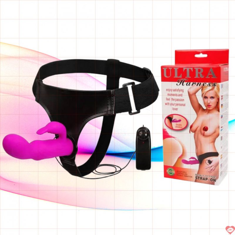 Dương Vật Giả Có Dây Đeo Cao Cấp Có Nhánh Ultra Harness