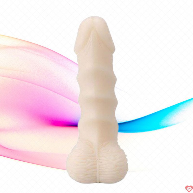 Dương vật silicon siêu mềm gân xoắn kích thích lên đỉnh 