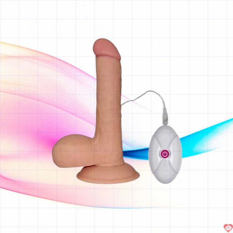 Dương vật silicon rung mềm Lovetoy Ultra Soft Dude 7.5 inch bán chạy 
