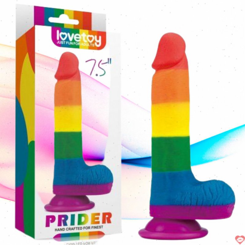 Dương vật giả Lovetoy Prider silicone mềm 3 size 7.5 8.0 9.0 siêu thực 