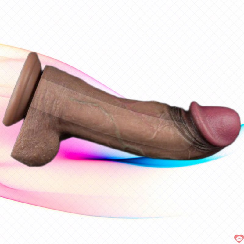 dương vật giả silicon 2 lớp lớn XXL 11 inch Lovetoy siêu mềm mại 