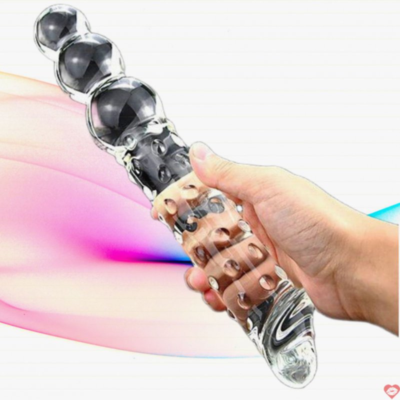 Dương vật giả thủy tinh 2 đầu siêu kích thích nâng tầm khoái cảm 
