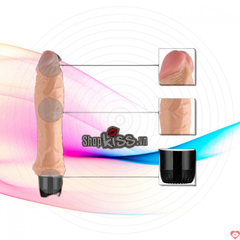 Dương vật giả Lovetoy mềm mại như thật tăng khoái cảm 