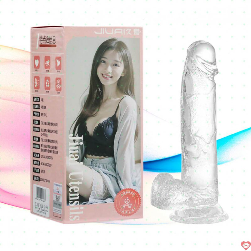 Dương vật giả Jiuai Real Touch Feeling siêu mềm dính tường 