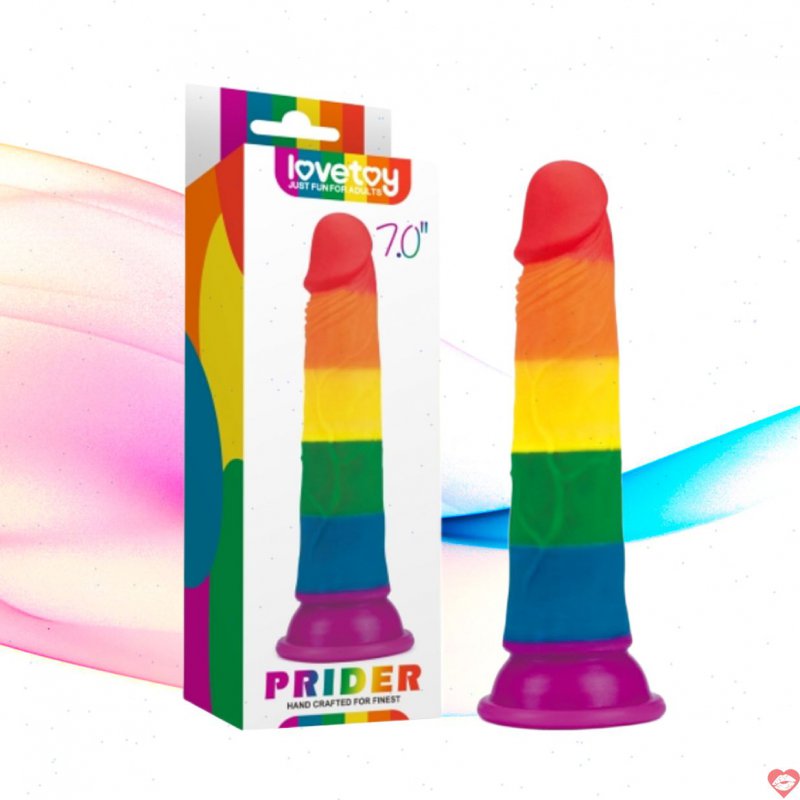 Dương vật giả Lovetoy Prider 7 inch dính tường sang trọng kích thích 