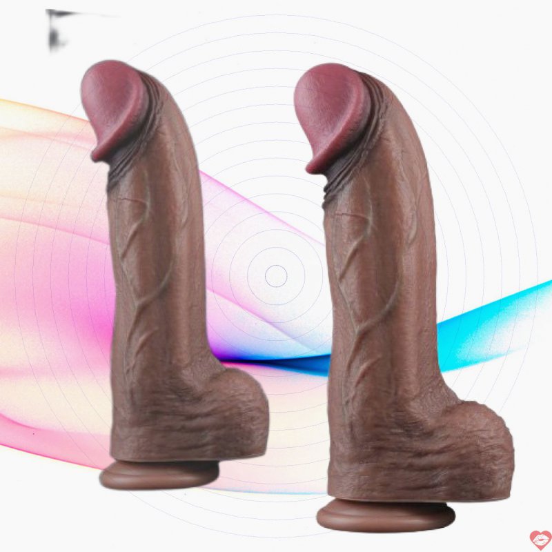 Dương vật giả XXL silicone 2 lớp Lovetoy cao cấp, siêu mềm mại 