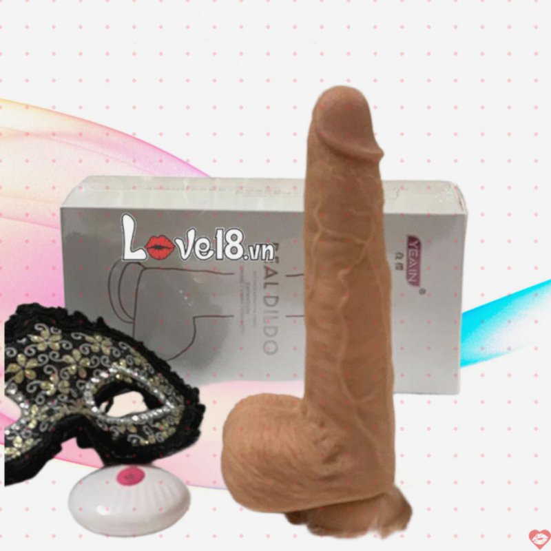 Dương vật silicone gắn tường Real Dildo rung thụt sưởi ấm mạnh mẽ 