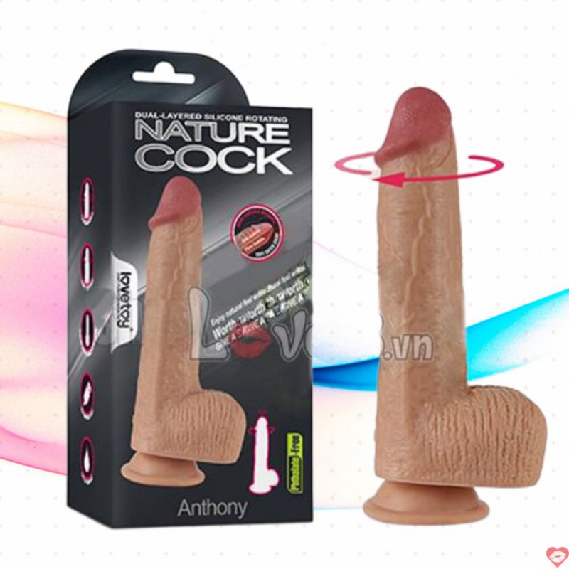 Dương vật silicon mềm mịn rung ngoáy Lovetoy Anthony giá tốt 