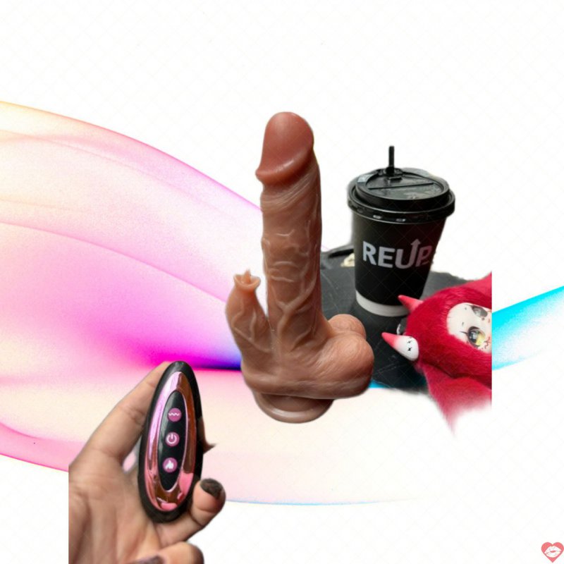 Dương vật giả gắn tường gân nổi rung thụt