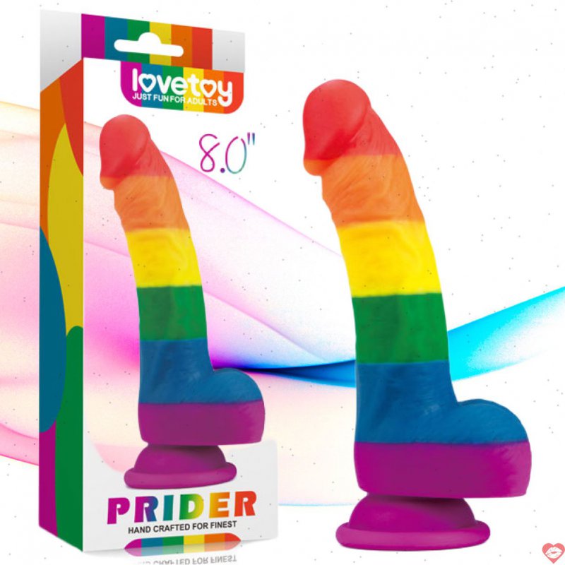 Dương Vật Giả Gắn Tường LoveToy Prider 8″