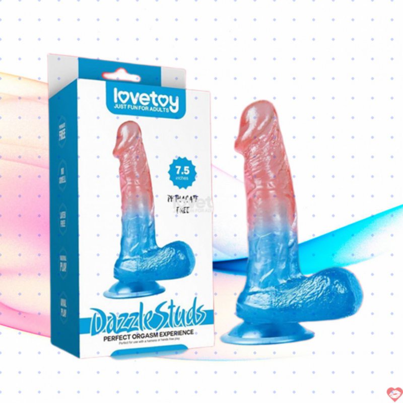 Dương vật giả gắn tường Lovetoy Dazzle Studs 75 inch