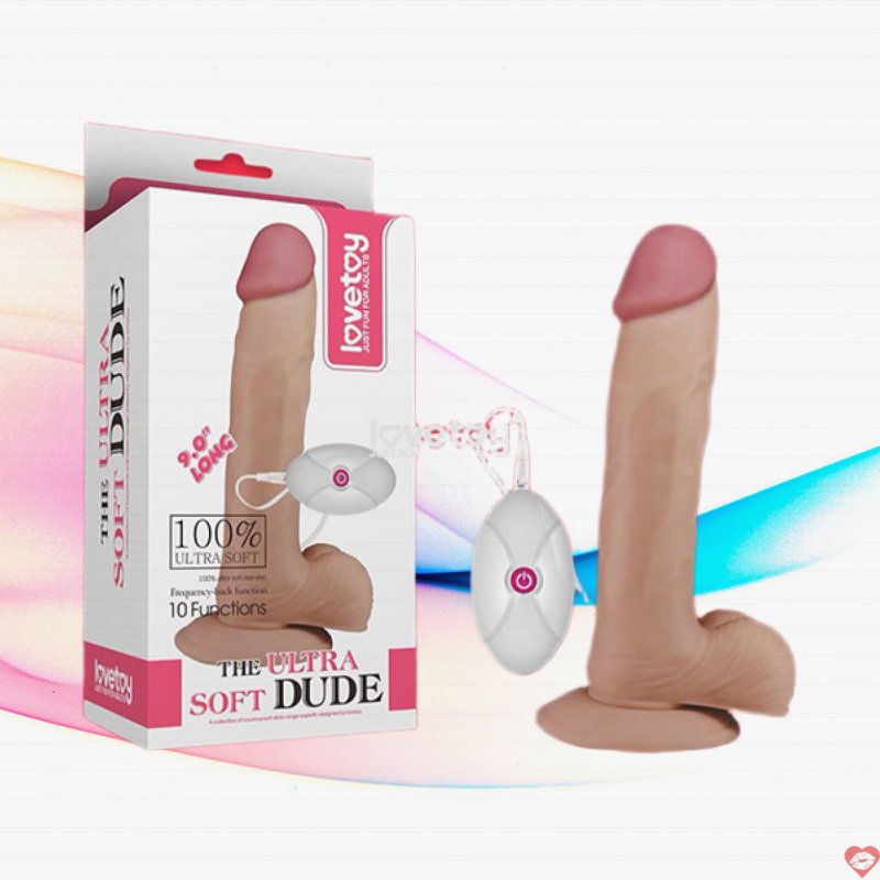 Dương vật giả Lovetoy The Ultra Soft Dude 9inch siêu mềm