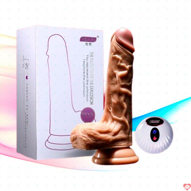 Dương vật giả Yeain Crazy Warrior 10 chế độ rung xoay có sưởi ấm