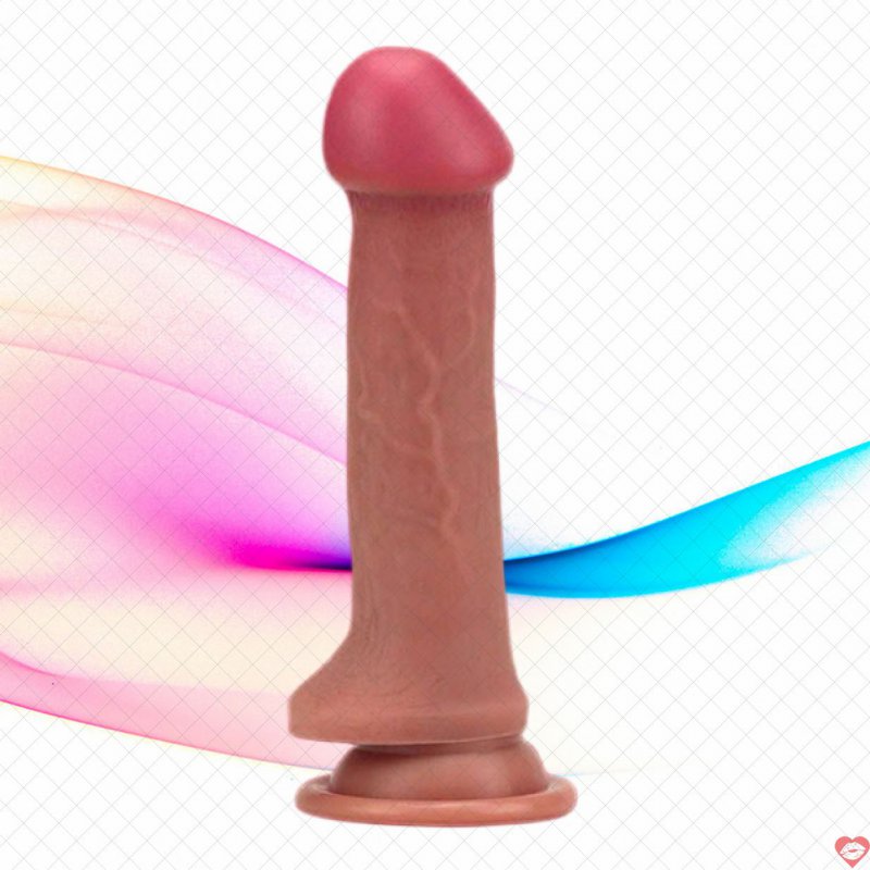 Dương vật giả hít tường siêu mềm size đàn ông Việt