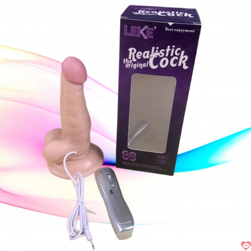 Dương vật giả Realistic Cock kích thước như thật rung 7 chế độ