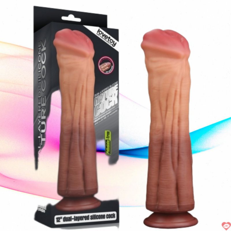 Dương vật giả siêu khủng Lovetoy Platinum Sillicon Cock 12.5