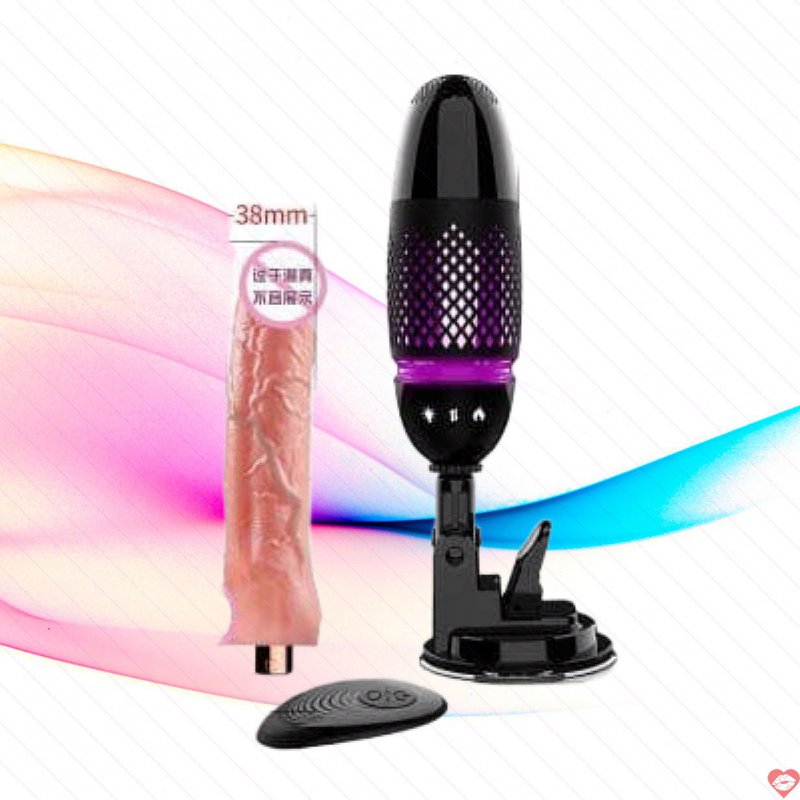 Dương vật giả đóng đất Purple Mystery thụt tự động